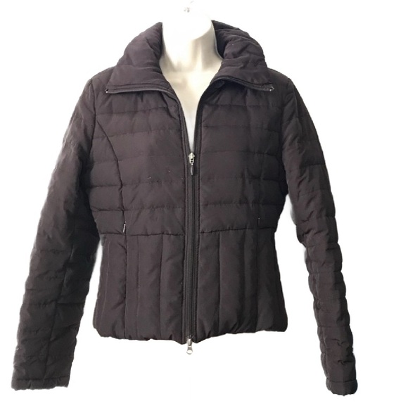 Kenneth Cole Reaction Small Brown Puffer Coat - Picture 1 of 7